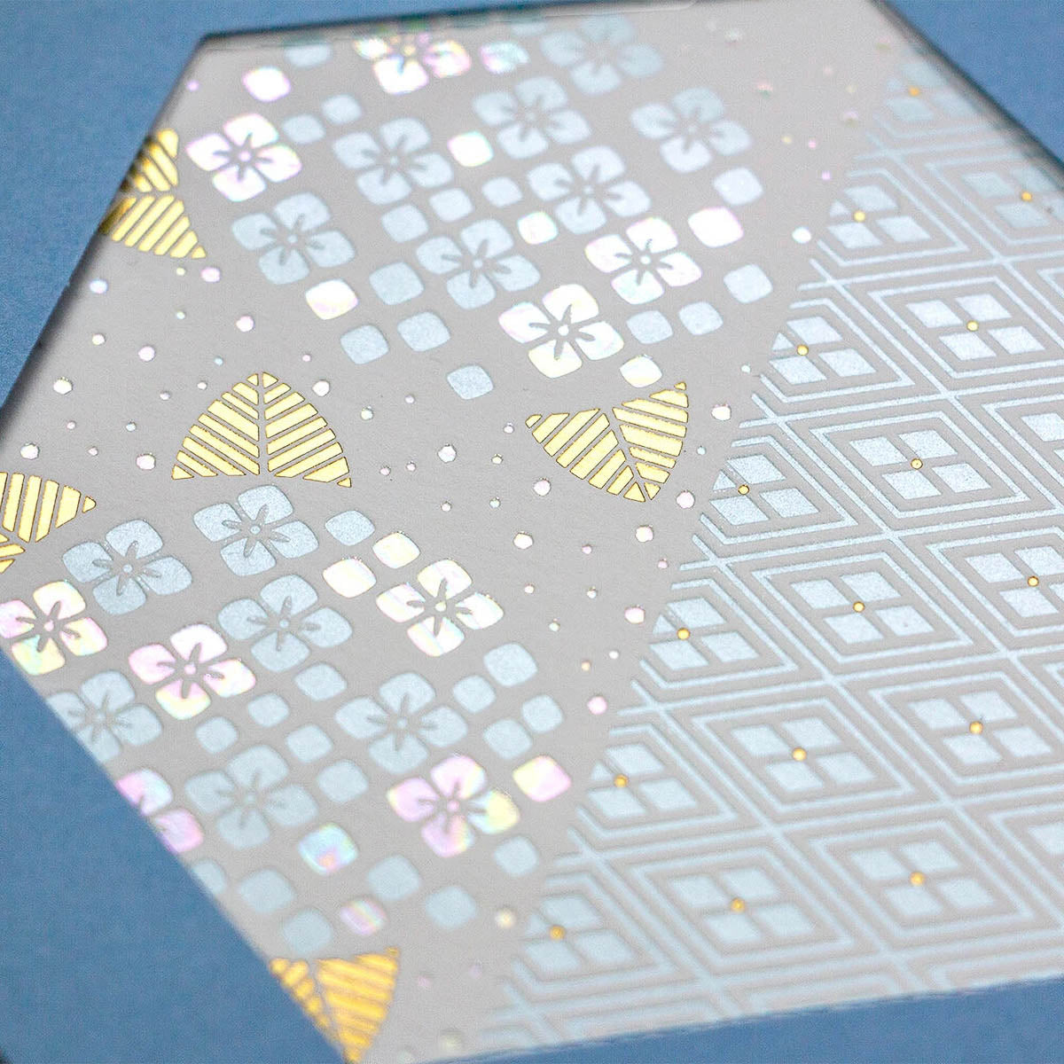 Grußkarte - ROKKAKU CARD - Flowers