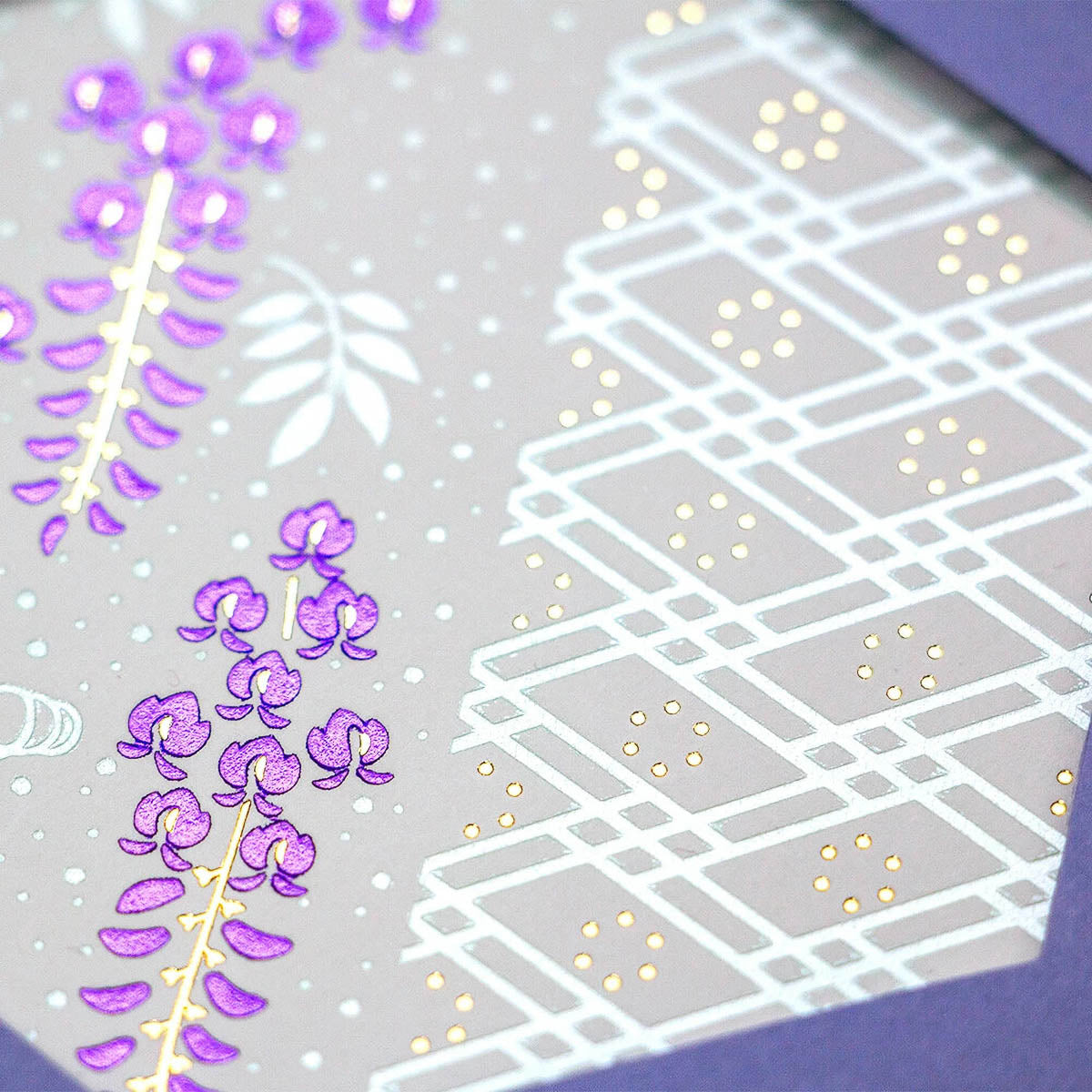 Grußkarte - ROKKAKU CARD - Flowers
