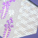 Grußkarte - ROKKAKU CARD - Flowers