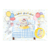 Grußkarte - 3D Birthday Card - Animals