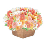 Grußkarte - 3D Card - Flower Basket