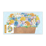 Grußkarte - 3D Card - Flower Basket
