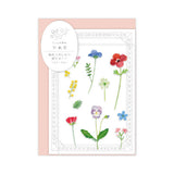 Grußkarte - Somokka - Pressed Flowers - Stand up Card