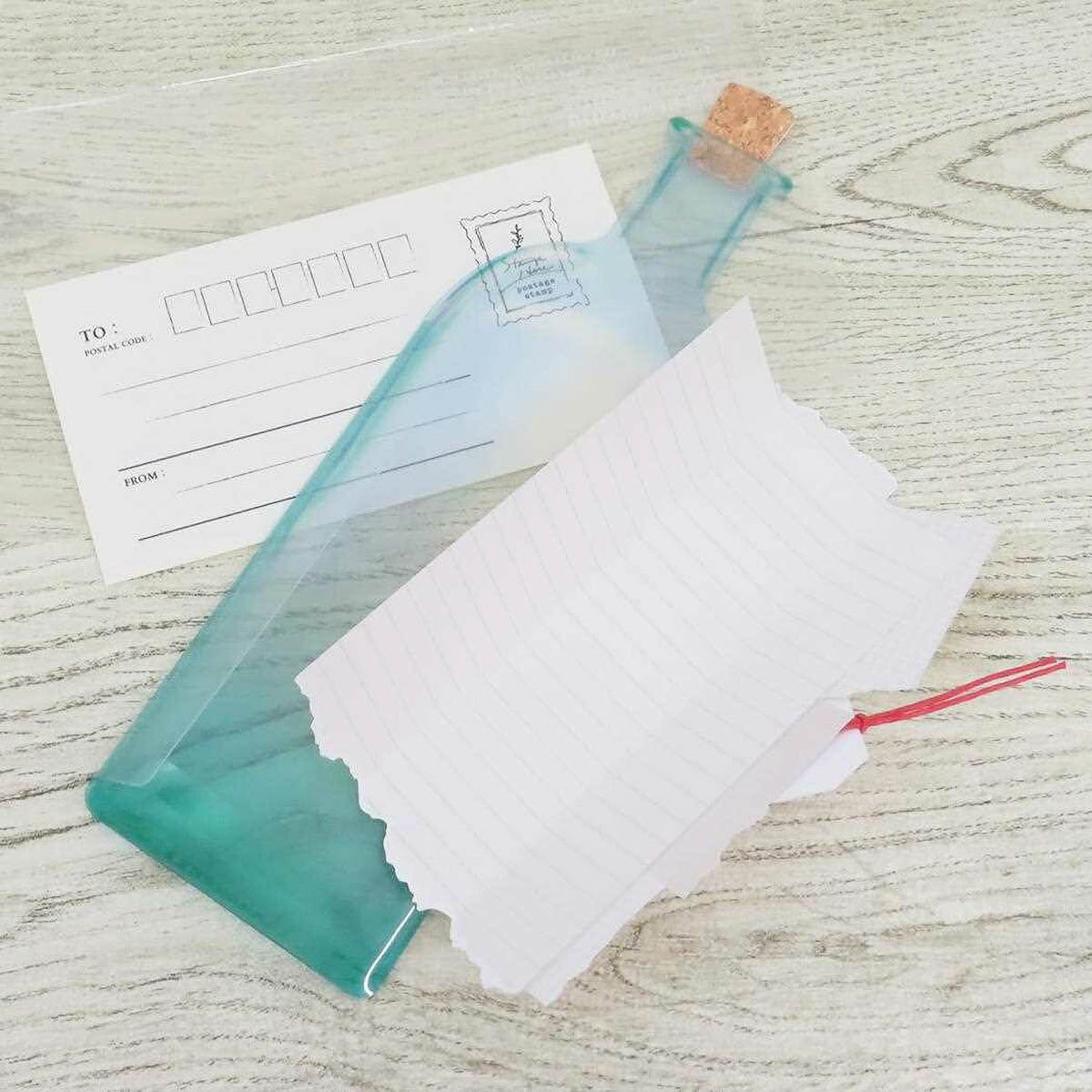 Grußkarte - Message Bottle Card