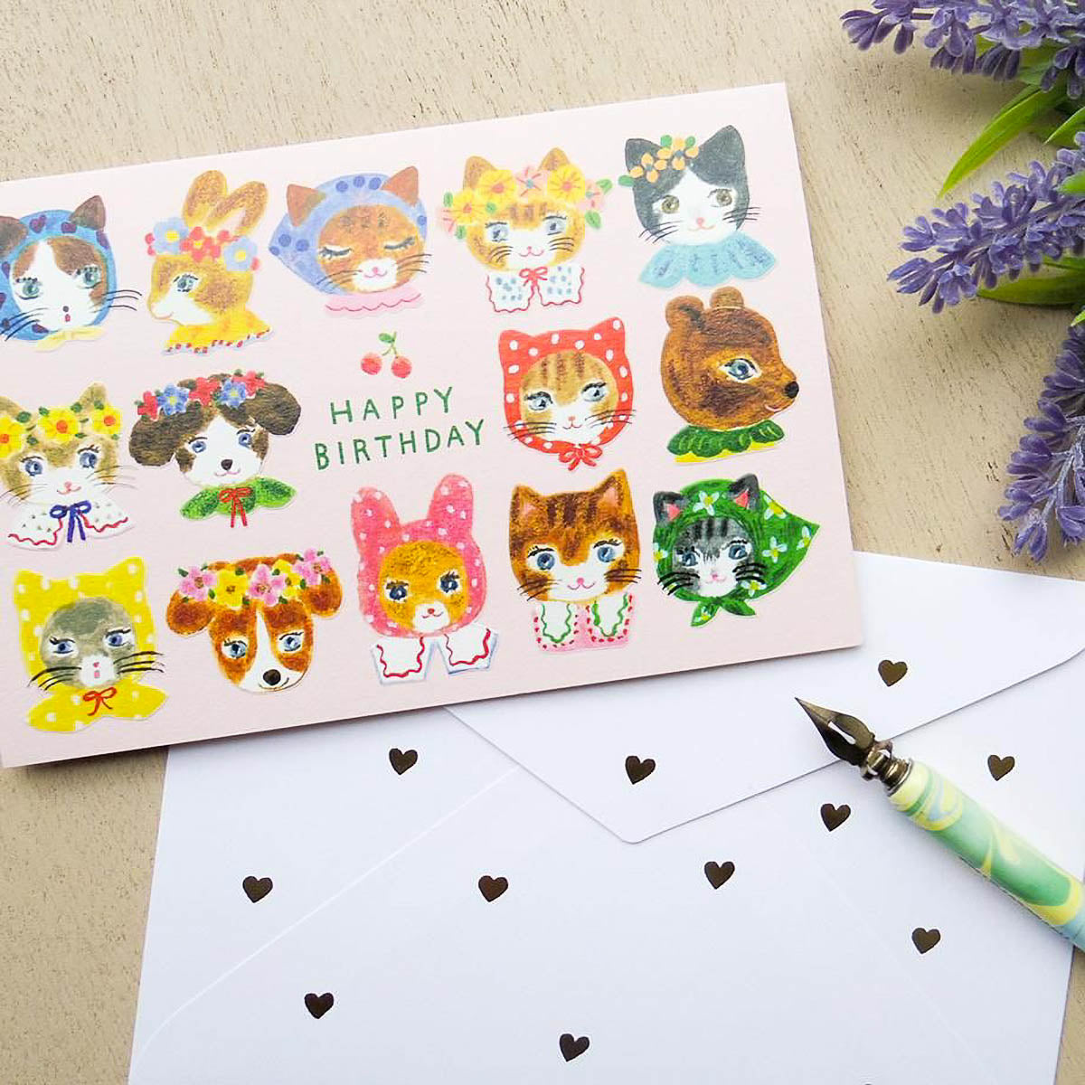 Grußkarte - cozyca - Aiko Fukawa - Birthday Card