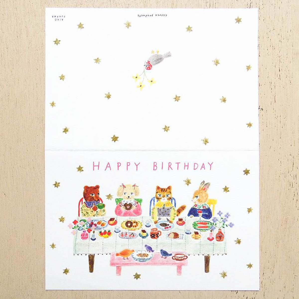 Grußkarte - cozyca - Aiko Fukawa - Birthday Card