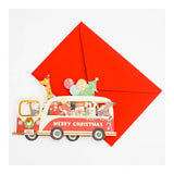 Grußkarte -  Christmas Card - 2025 - Christmas Party Bus
