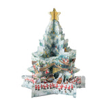 Grußkarte - Mini Santa - Panorama Pop-Up Card