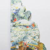 Grußkarte - Mini Santa - Panorama Pop-Up Card