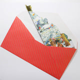 Grußkarte - Mini Santa - Panorama Pop-Up Card