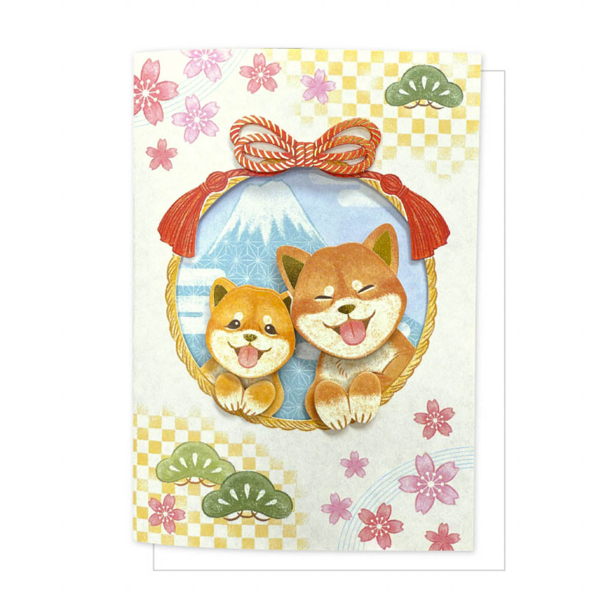 Grußkarte - Handmade 3D Card - Traditional Japanese Motifs