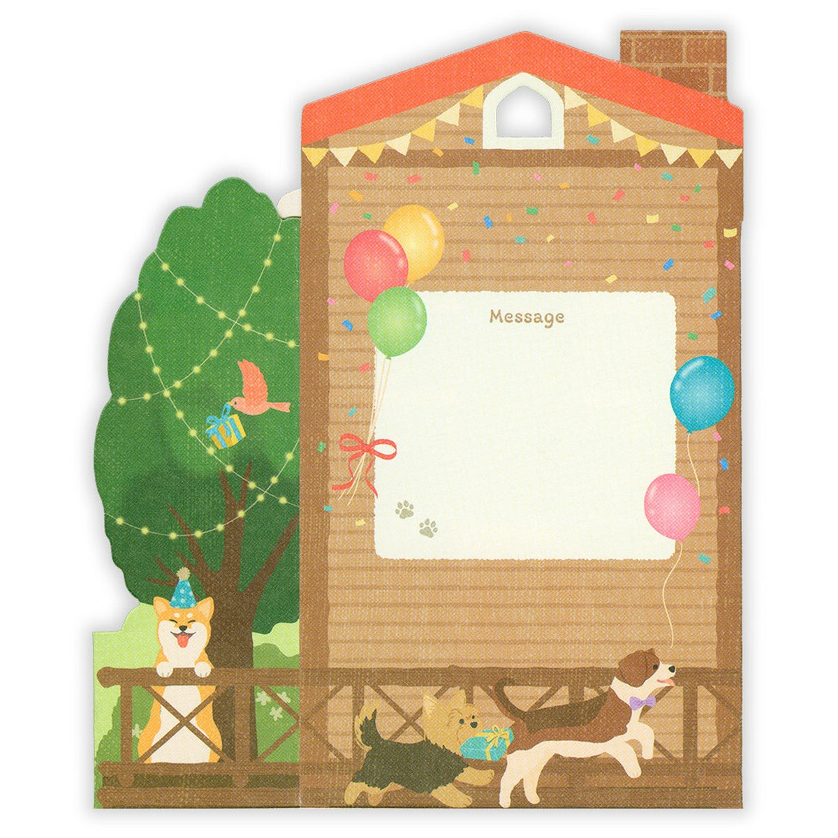 Grußkarte - Birthday 3D Card - Animals
