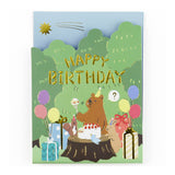 Grußkarte - Greeting Life - UMA Pop-Up Mini Card - Birthday