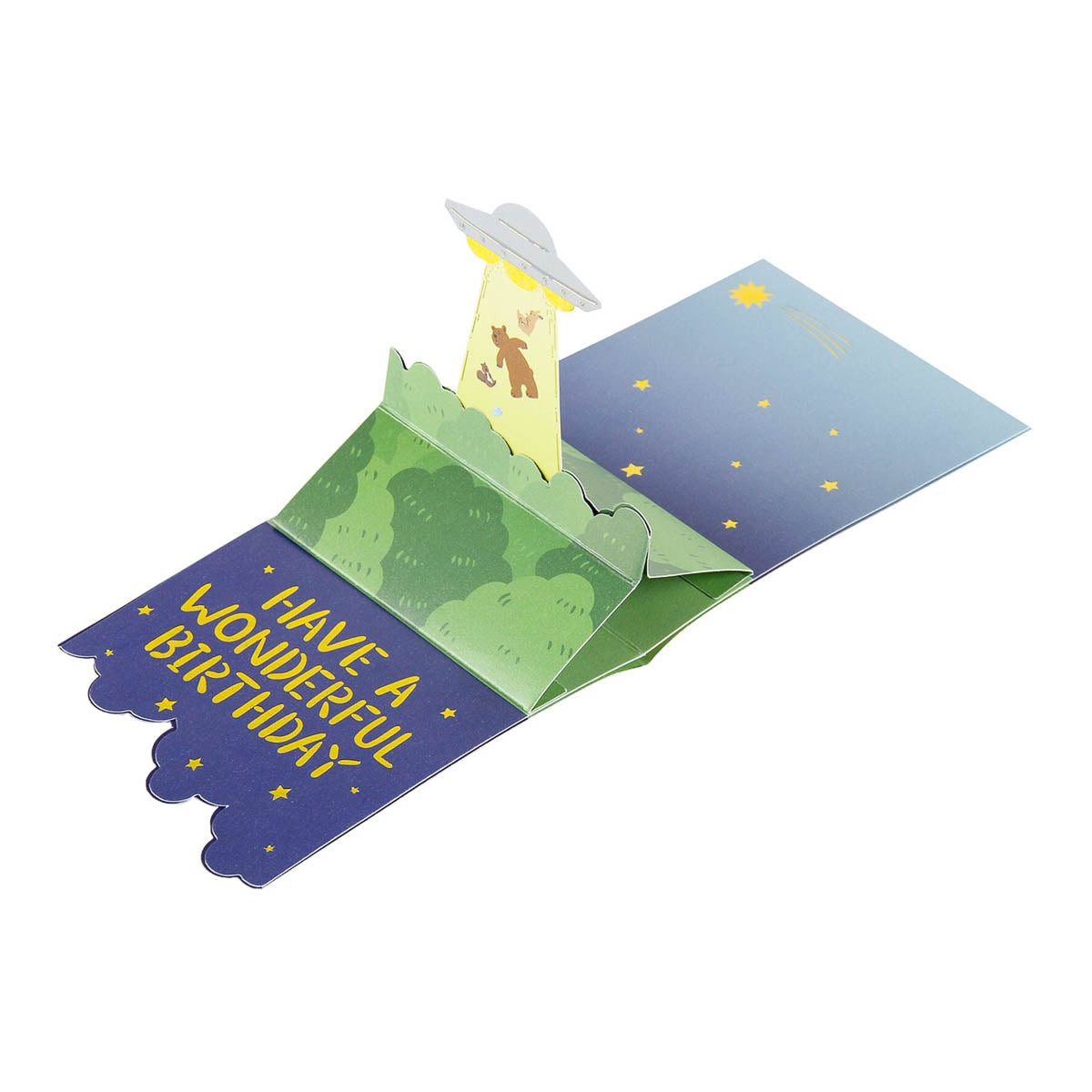 Grußkarte - Greeting Life - UMA Pop-Up Mini Card - Birthday