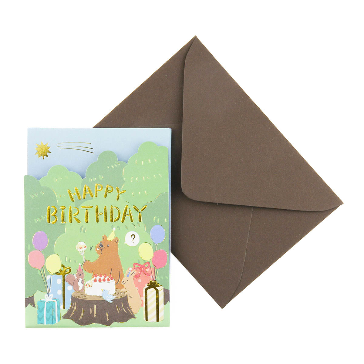 Grußkarte - Greeting Life - UMA Pop-Up Mini Card - Birthday