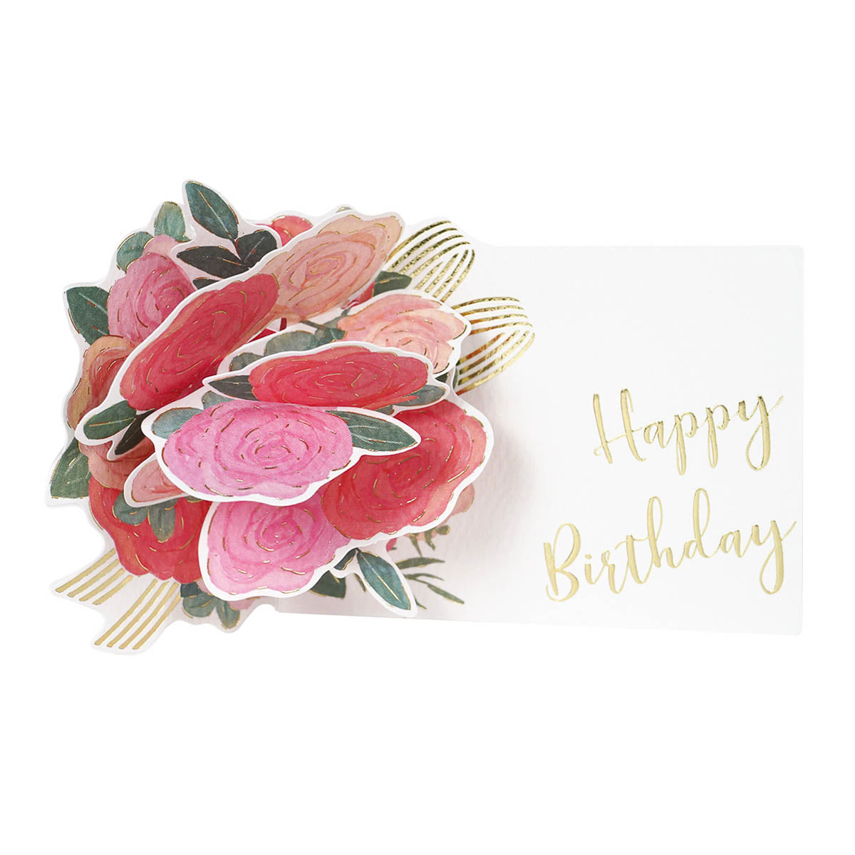 Grußkarte - Greeting Life - Flower Pop-Up Card - Birthday