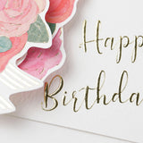 Grußkarte - Greeting Life - Flower Pop-Up Card - Birthday