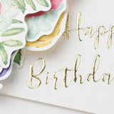 Grußkarte - Greeting Life - Flower Pop-Up Card - Birthday