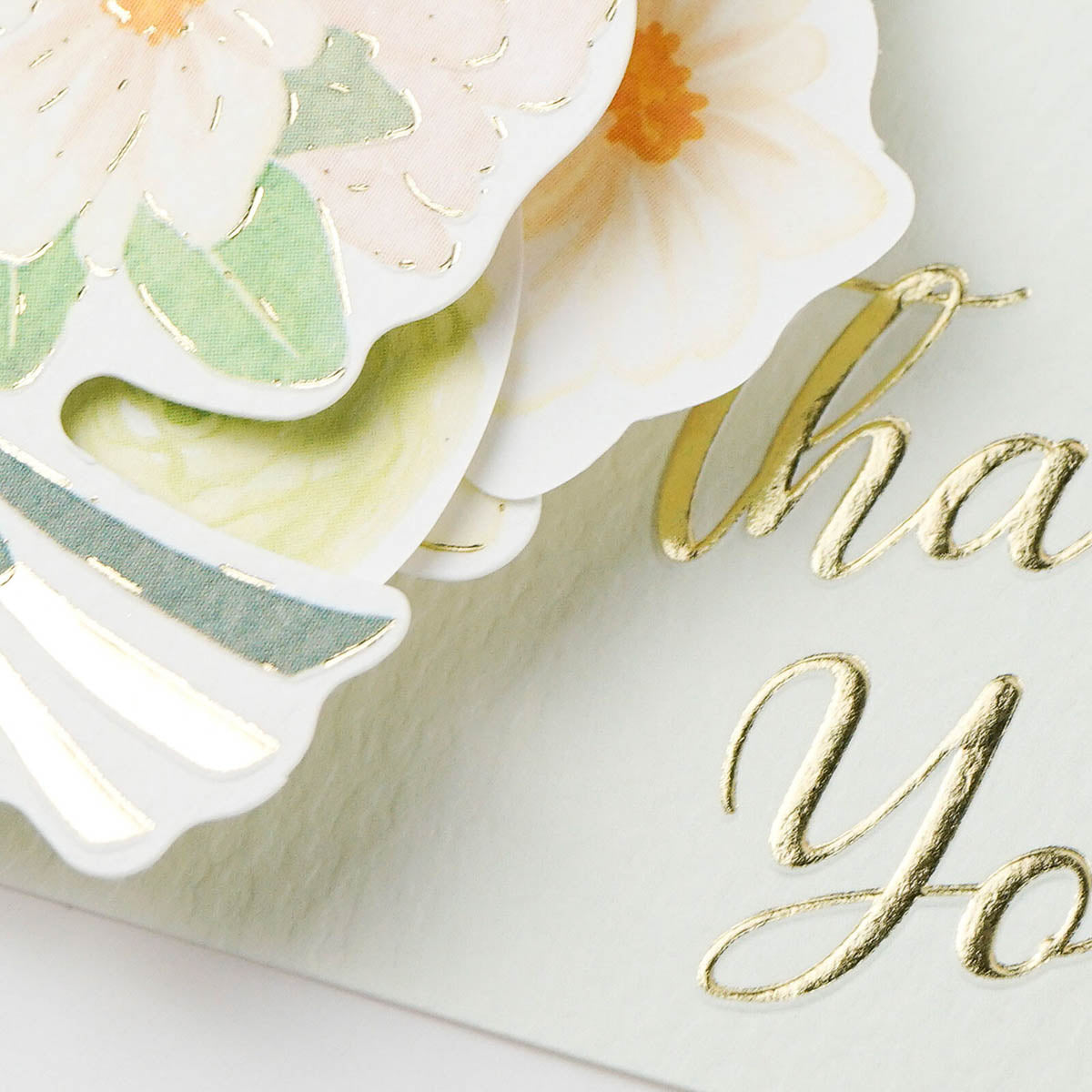 Grußkarte - Greeting Life - Flower Pop-Up Card - Thank You