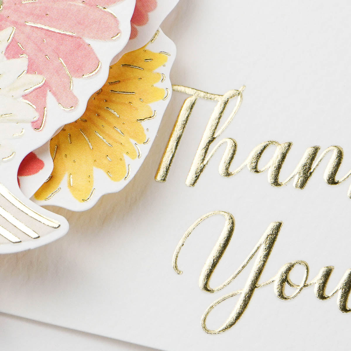 Grußkarte - Greeting Life - Flower Pop-Up Card - Thank You