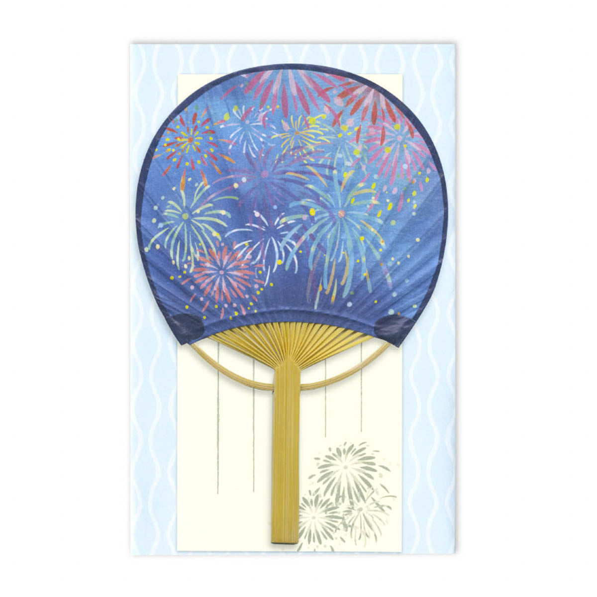 Grußkarte - Bamboo Fan Summer