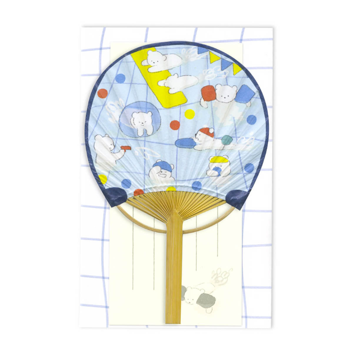 Grußkarte - Momoro - Summer Bamboo Fan