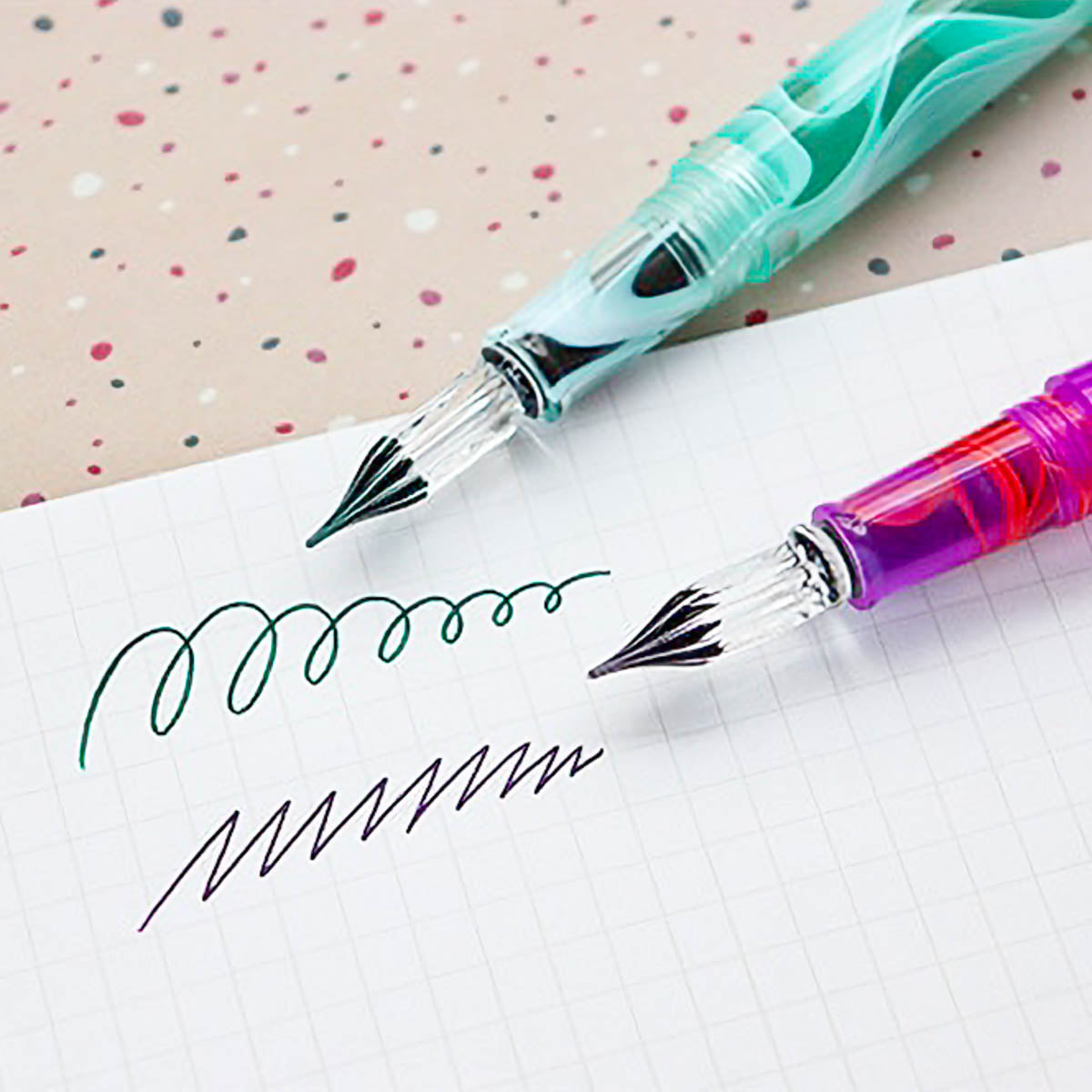 Glasfederstift - Aurora - Aqua