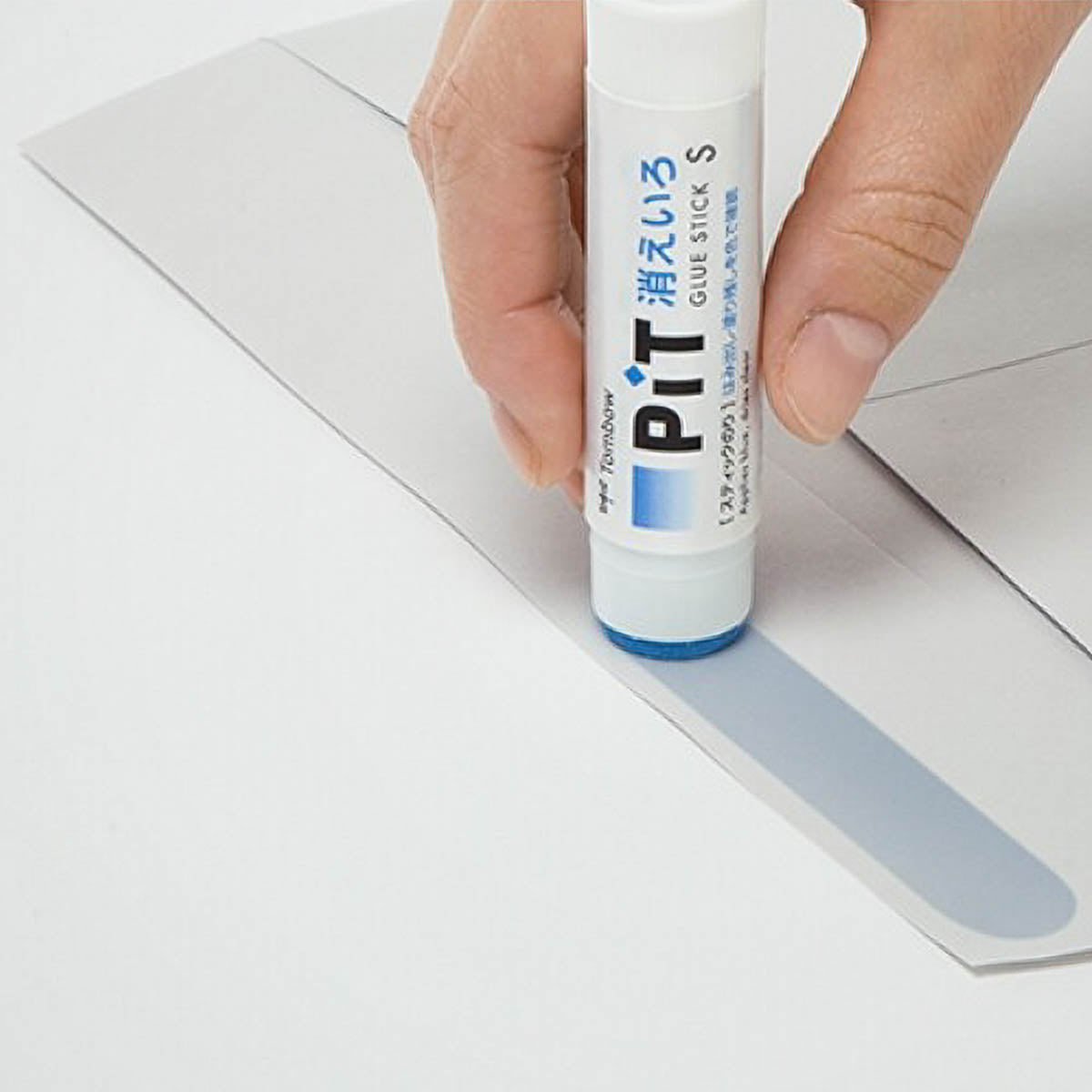 Klebstoff - Tombow - PiT - Glue Stick - Disappearing Color - BLUE