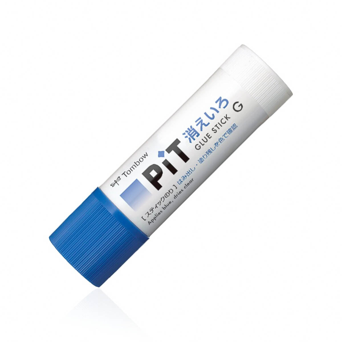 Klebstoff - Tombow - PiT - Glue Stick - Disappearing Color - BLUE