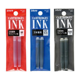 Tintenpatrone - Platinum - Fountain Pen - Ink Cartridge - 2er Pack
