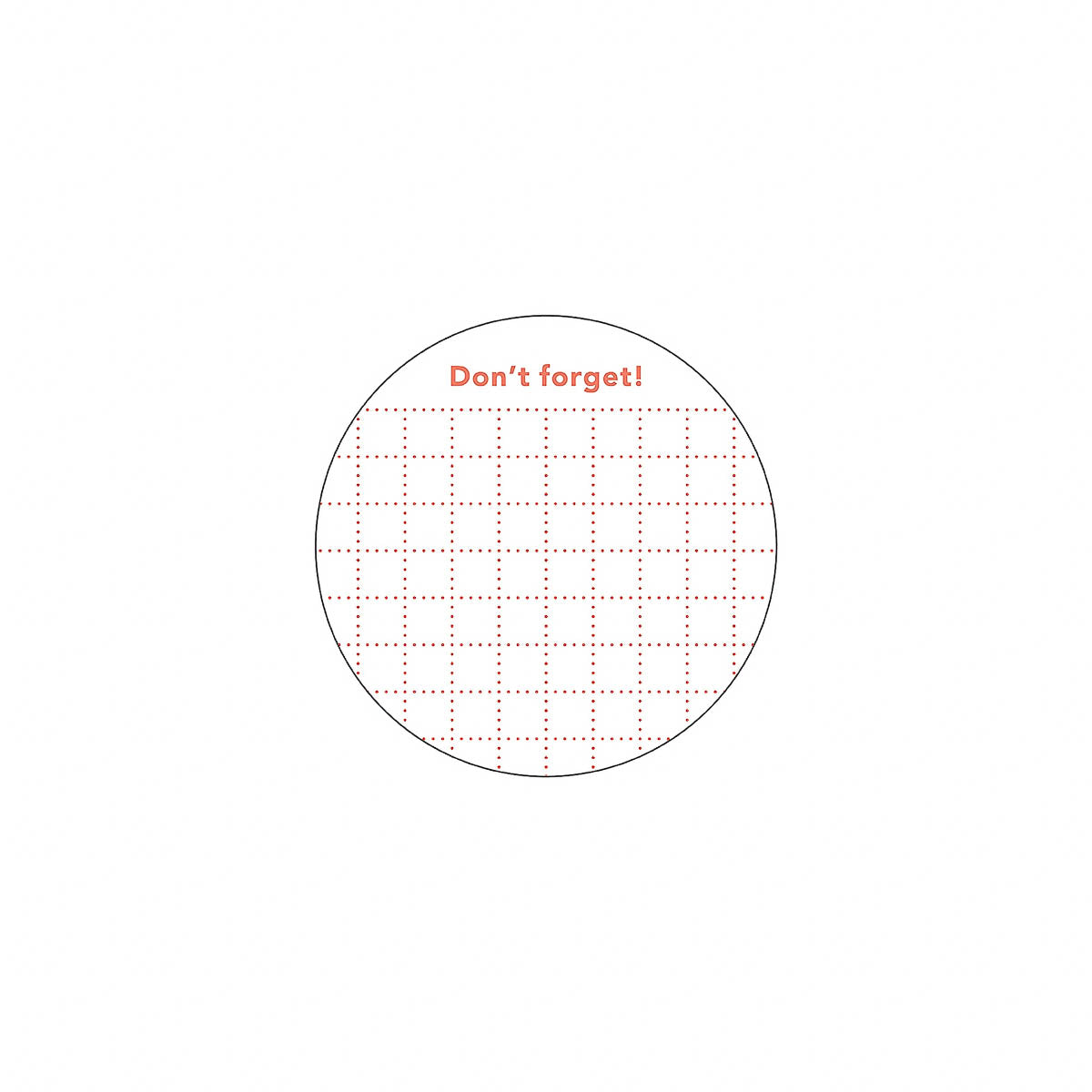 Indexsticker - isshoni. - Index To Do Sticker - Round