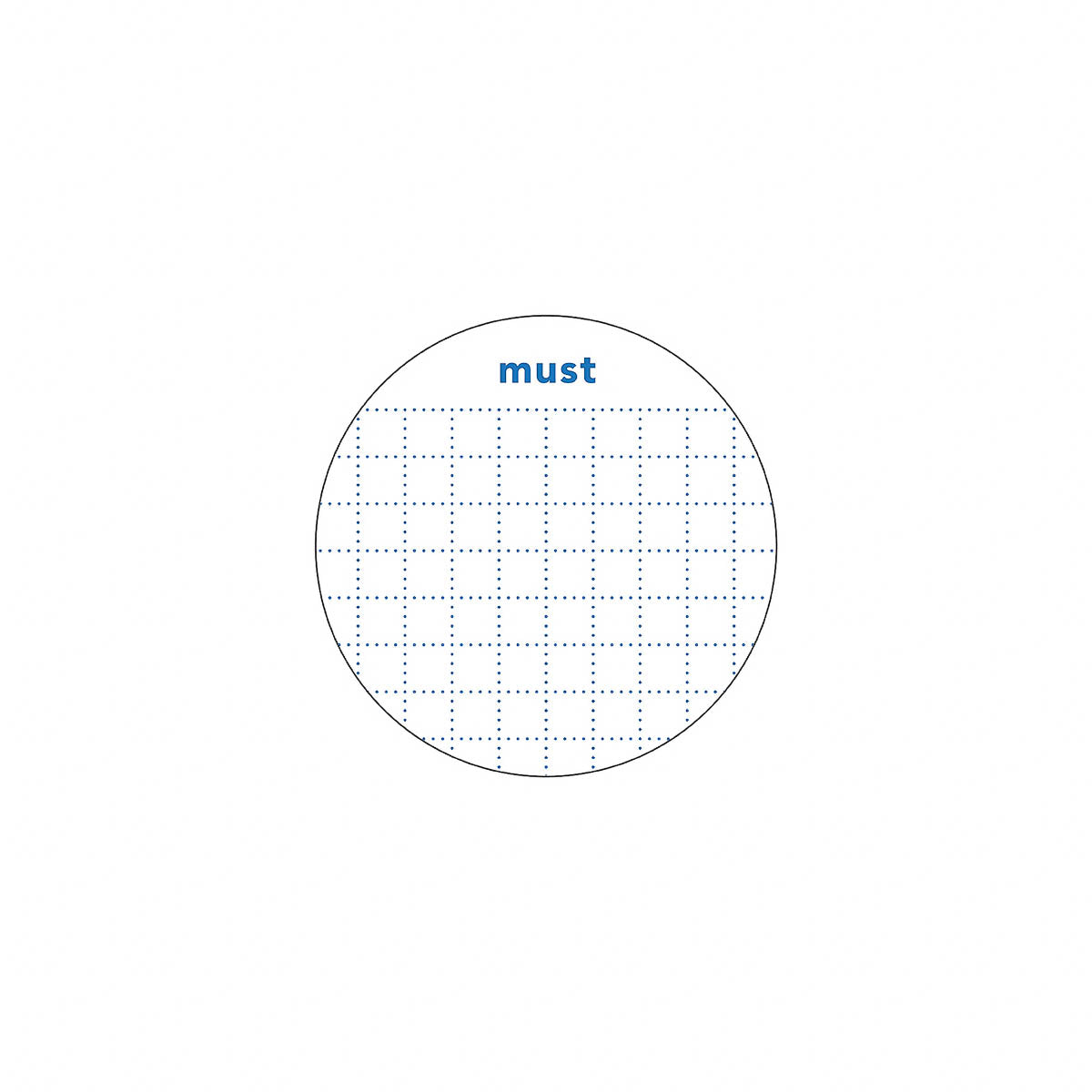 Indexsticker - isshoni. - Index To Do Sticker - Round