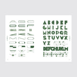 Design- und Kunst-Buch - Katsumi Tsuji - A Compilation of Contemporary Letter Design - 1934