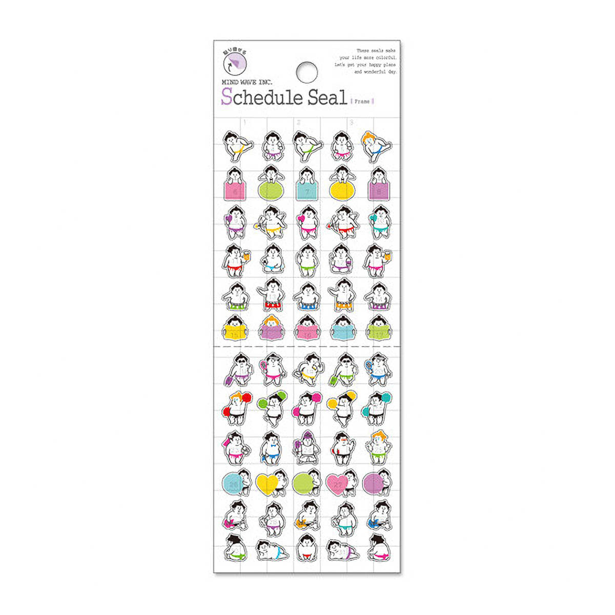 Journalsticker - Schedule Seal - Serie 2