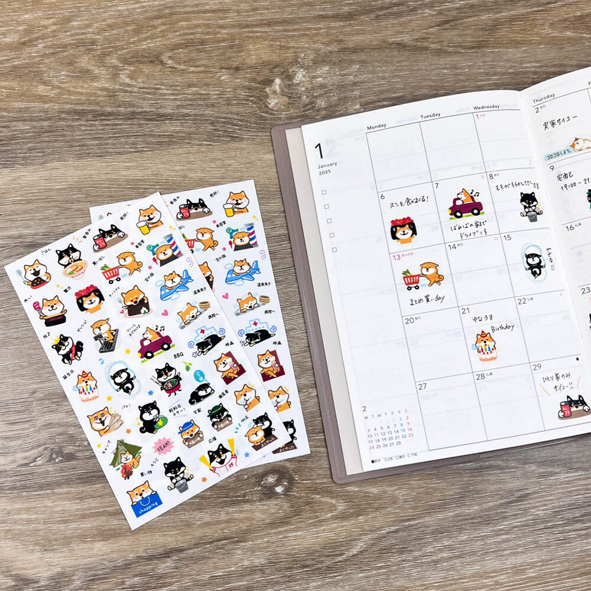 Journalsticker - Masking Schedule Sticker L