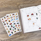 Journalsticker - Masking Schedule Sticker L