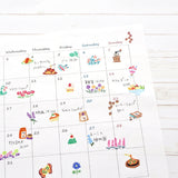 Journalsticker - Vividly Colored Stickers