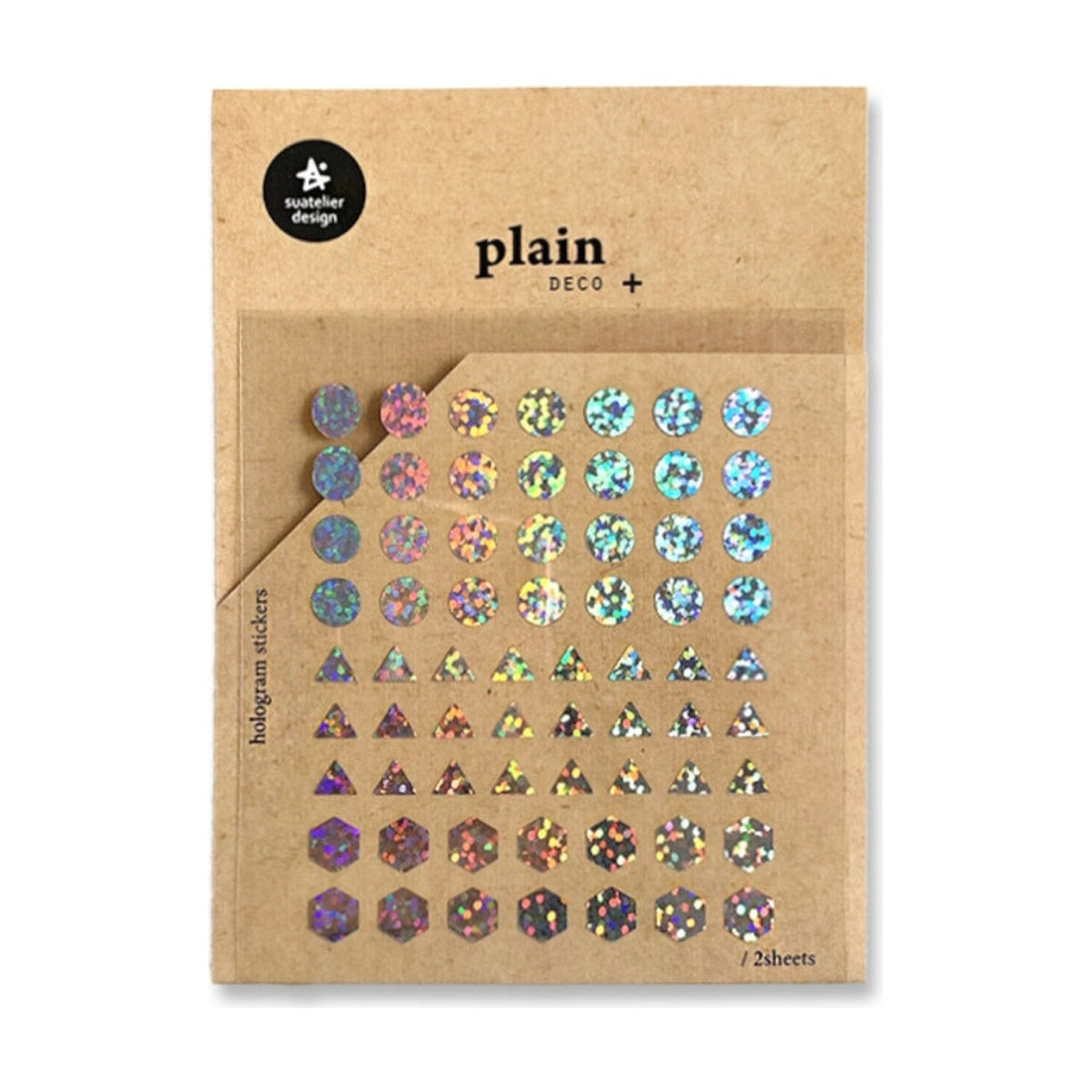 Journalsticker - plain. DECO - sparkle