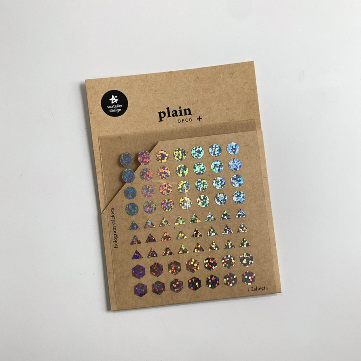 Journalsticker - plain. DECO - sparkle