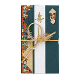 Geschenkumschlag - Blumen mit Gold