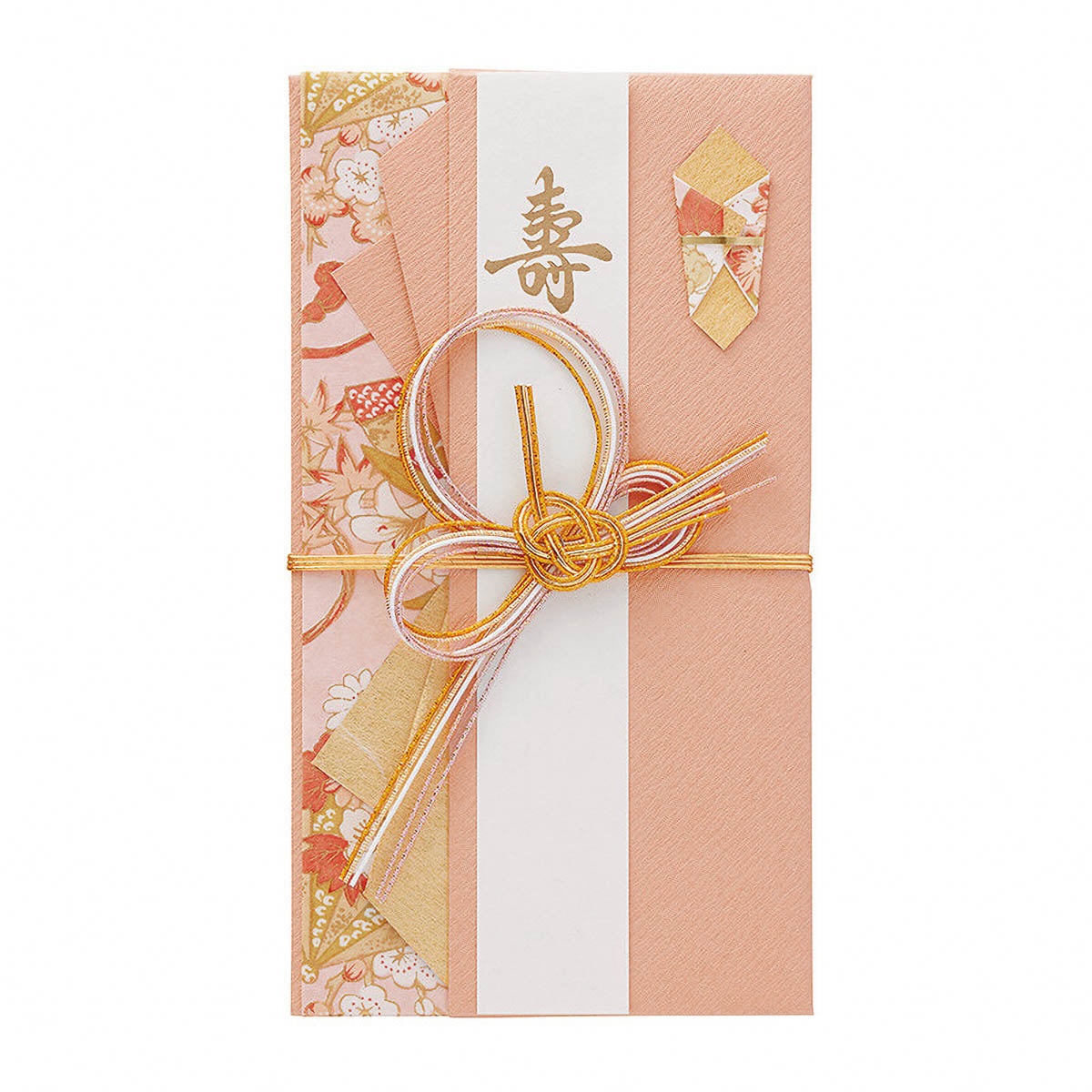 Geschenkumschlag - Blumen mit Gold