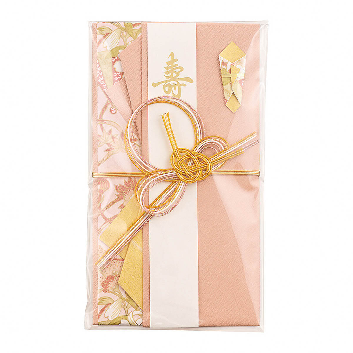 Geschenkumschlag - Blumen mit Gold