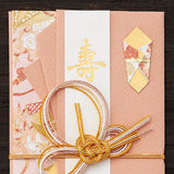 Geschenkumschlag - Blumen mit Gold