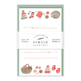 Briefpapier-Set - Briefspaziergang im Winter