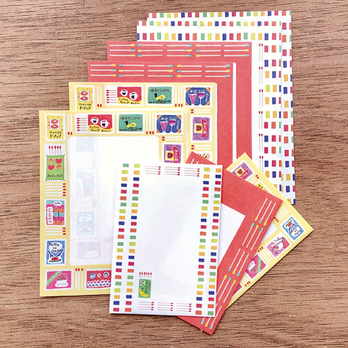 Briefpapier-Set - Retro Diary - Assorted