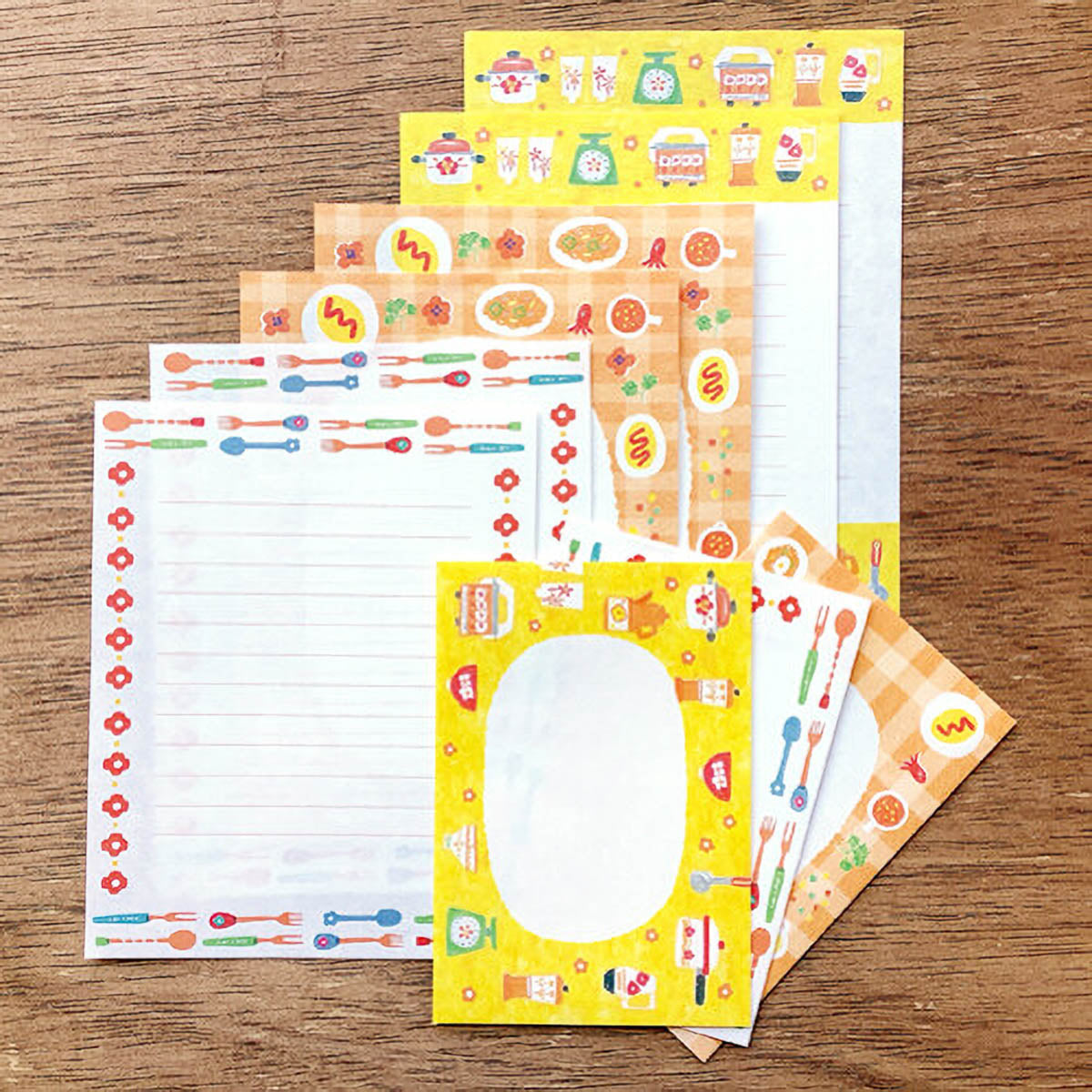 Briefpapier-Set - Retro Diary - Assorted