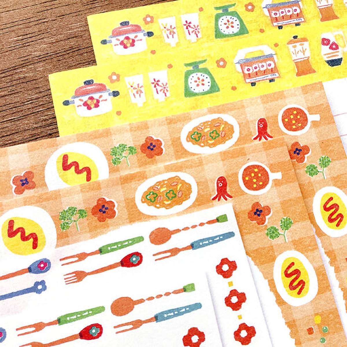 Briefpapier-Set - Retro Diary - Assorted