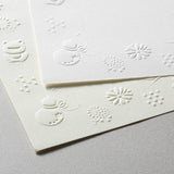 Briefpapier-Set - Geprägte Muster