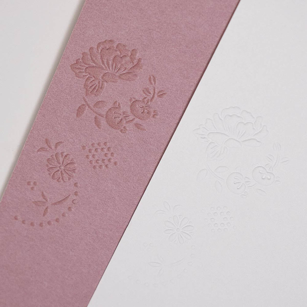 Briefpapier-Set - Geprägte Muster