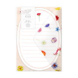 Briefpapier-Set - Somokka - Pressed Flowers